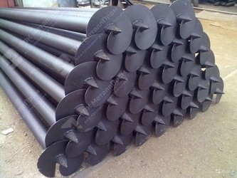 Металлические сваи фото 2