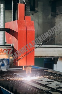 Резка газом металла толщиной 120 мм фото