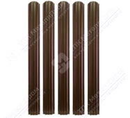 Штакетник металлический односторонний КВ 105 мм