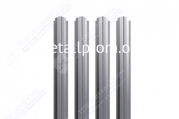 Штакетник металлический полукруглый 110 мм (Оцинкованный)