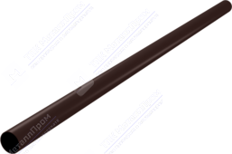 Труба водосточная Аквасистем 90 1м RR32 темно-коричневый