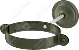 Держатель трубы Аквасистем 90 комплект для крепления трубы RR11 темно-зеленый