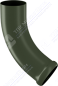 Колено трубы Аквасистем 90 сливное RR11 темно-зеленый