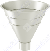 Воронка водосборная Аквасистем 100 RR20 белый