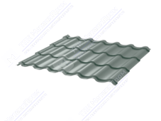 Металлочерепица МЧ2 Монтеррей Ретро 0,45 ПЭ RAL7004 сигнально-серый