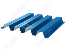 Профнастил полимер Н75 0,7 750/800 ПЭ RAL5015 синее небо