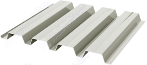 Профнастил полимер Н60 0,45 845/902 ПЭ RAL9002 серо-белый