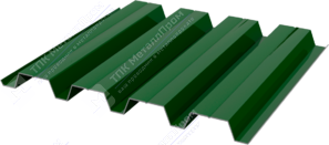 Профнастил полимер Н60 0,45 845/902 ПЭ RAL6002 зеленый лист