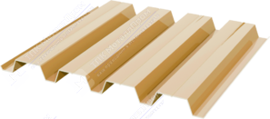 Профнастил полимер Н60 0,7 845/902 ПЭ RAL1014 слоновая кость