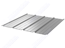 Профнастил полимер С18 0,5 1150/1190 ПЭ RAL7004 сигнально-серый