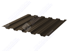 Профнастил полимер НС35 0,45 1000/1060 ПЭ RAL8017 шоколад