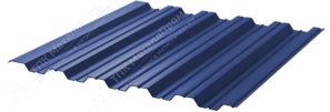 Профнастил полимер НС35 0,5 1000/1060 ПЭ RAL5002 ультрамарин