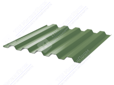 Профнастил полимер С44 0,45 ТУ 1000/1047 ПЭ RAL6021 бледно-зеленый