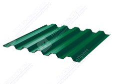 Профнастил полимер С44 0,5 1000/1047 ПЭ RAL6029 зеленая мята