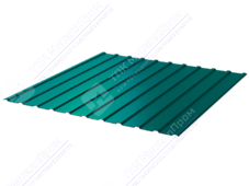 Профнастил полимер С10 0,7 1130/1155 ПЭ RAL5021 морская волна