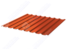 Профнастил полимер СП20 0,4 1100/1150 ПЭ RAL2004 оранжевый