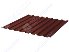 Профнастил полимер СП20 0,45 1100/1150 ПЭ RAL3009 красный оксид