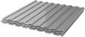 Профнастил оцинкованный СП20 0,45 1,15м 3м