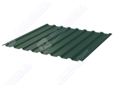Профнастил полимер СП20 0,45 ТУ 1,15м 3м ПЭ RAL6005 зеленый мох