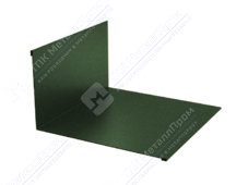 Планка примыкания нижняя 122 250 0,4 2м стандарт ПЭ RAL6005 зеленый мох К-502