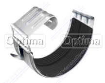 Соединитель желоба GrandLine Optima 125 RAL9003 сигнально-белый