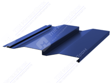 Сайдинг кораб доска 228/255 0,5 ПЭ RAL5002 ультрамарин