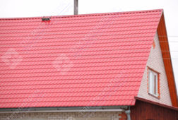 Металлочерепица Монтеррей п/э RAL 3003 (рубин) 0,45 мм