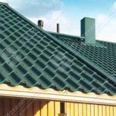 Металлочерепица Андалузия п/э зелёный мох 0,5 мм