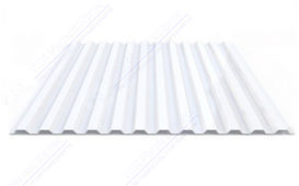 Профнастил С-21 RAL 9003 (сигнально-белый) 0,4 м