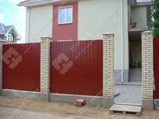 Профнастил С-8 п/э RAL 3011 (красно-коричневый) 0,45 мм