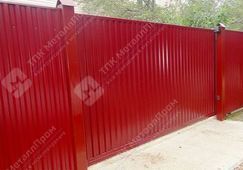 Профнастил С-21 п/э RAL 3011 (красно-коричневый) 0,4 мм