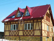 Профнастил С-21 п/э RAL 3005 (красное вино) 0,55