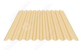 Профнастил С-21 RAL 1014 (слоновая кость) 0,7 мм