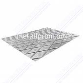 Лист рифленый 3мм x1,25x2,5м ромб спецраскрой ст3пс/сп