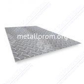Лист рифленый 6мм x1,5x6м чечевица ст3пс/сп