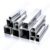 Труба нержавеющая электросварная квадратная AISI 304 08Х18Н10 100x100x2x6000 мм