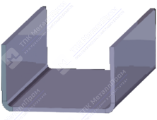 Гнутый П-образный профиль (швеллер) 270х100х6 мм