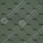 Гибкая черепица Shinglas Самба Однослойная (Малахит)