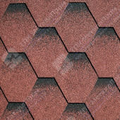 Гибкая черепица Katepal Katrilli Однослойная (Осенне-красный)