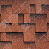 Гибкая черепица Katepal Rocky Однослойная (Терракота)