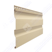 Сайдинг виниловый Docke Premium D4 5D (Корабельный брус, крем-брюле)