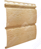 Сайдинг виниловый Ю-Пласт Timberblock (Ясень золотистый)