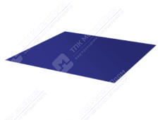 Лист с полимерным покрытием 0,4 ПЭ в пленке RAL5002 ультрамарин