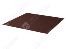 Лист с полимерным покрытием 0,4х1250х2000 мм ПЭ в пленке RAL8017 шоколад