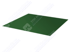 Лист с полимерным покрытием 0,4 мм ПЭ RAL6005 зеленый мох