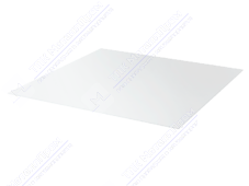 Лист с полимерным покрытием 0,5 мм ПЭ RAL9003 сигнально-белый