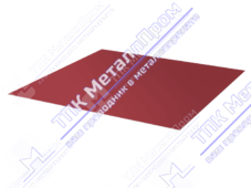 Лист с полимерным покрытием 0,5 мм Стальной бархат RAL3005 красное вино