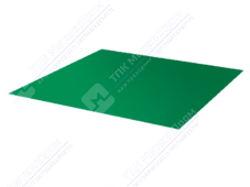 Лист с полимерным покрытием 0,5 мм ПЭ в пленке RAL6029 зеленая мята