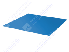 Лист с полимерным покрытием 0,7 мм ПЭ в пленке RAL5015 синее небо