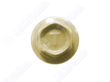 Саморез 4,8 35 KPcZP с прокладкой RAL1014 слоновая кость